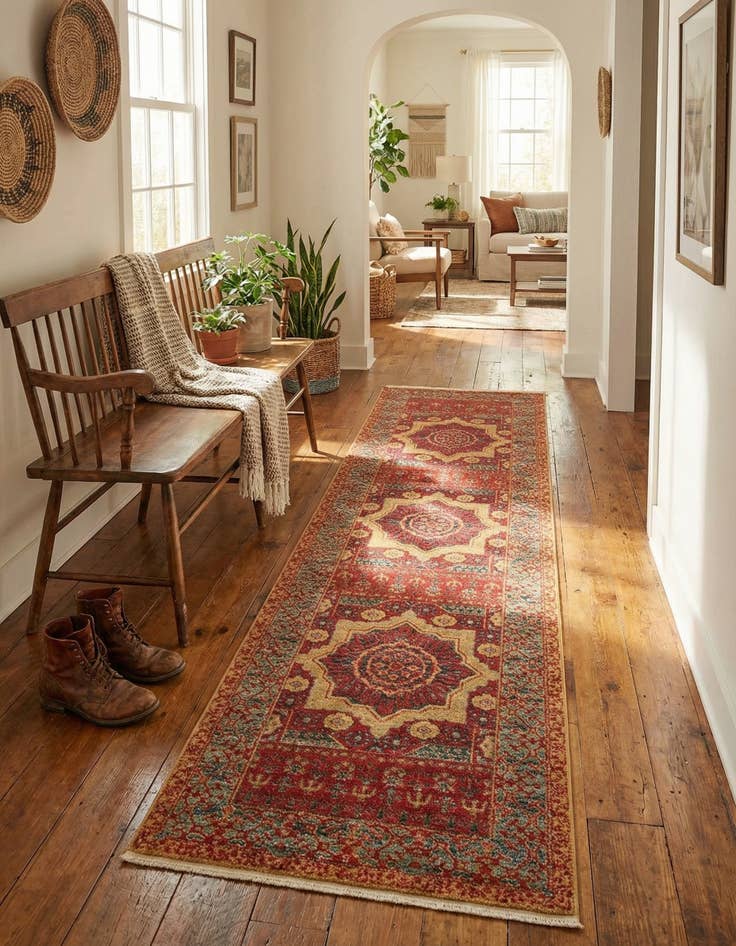 Detail image of 2' 7 x 10' Amina Runner Rug