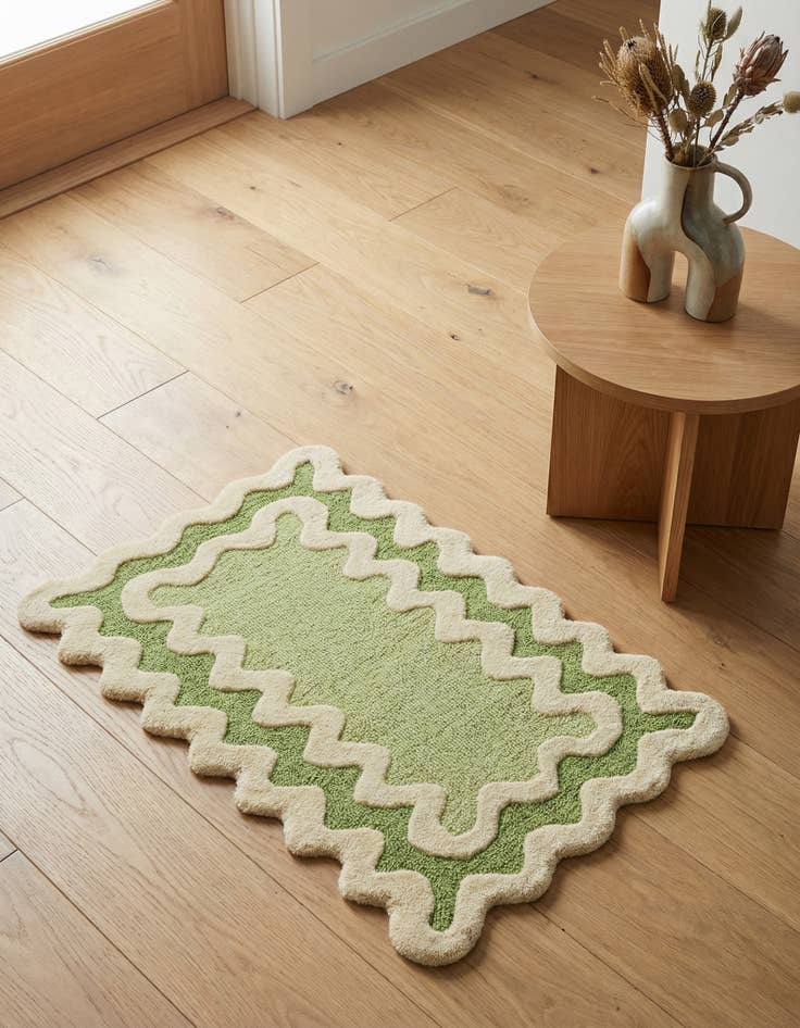 Detail image of 2' x 3' 1 Happy Rugs Wiggles Wool