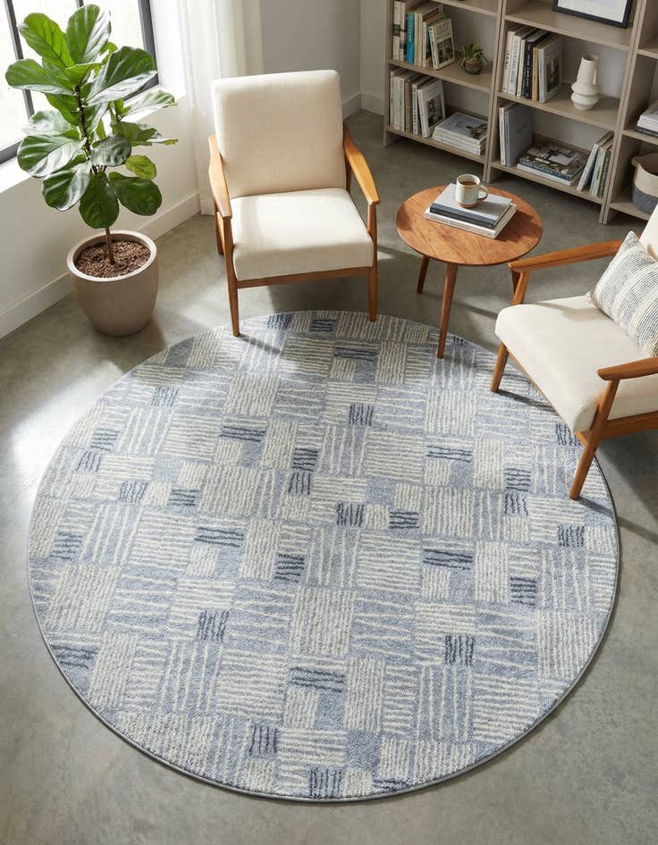 Detail image of 7' 10 x 7' 10 Hanahan Round Rug