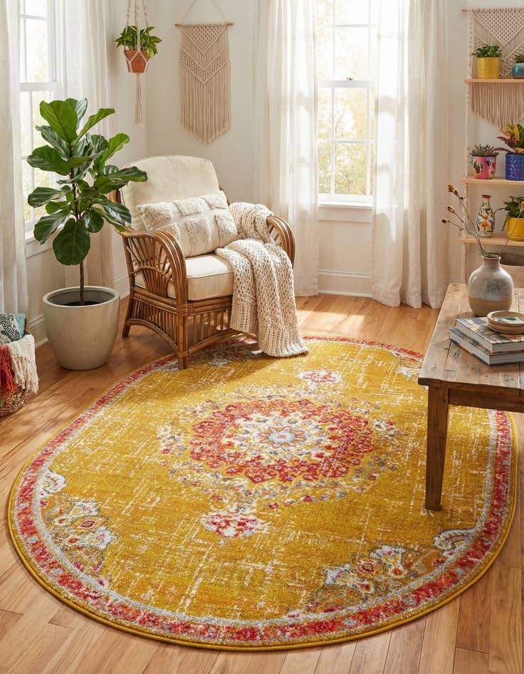 Detail image of 7' 10 x 10' Madeline Oval Rug