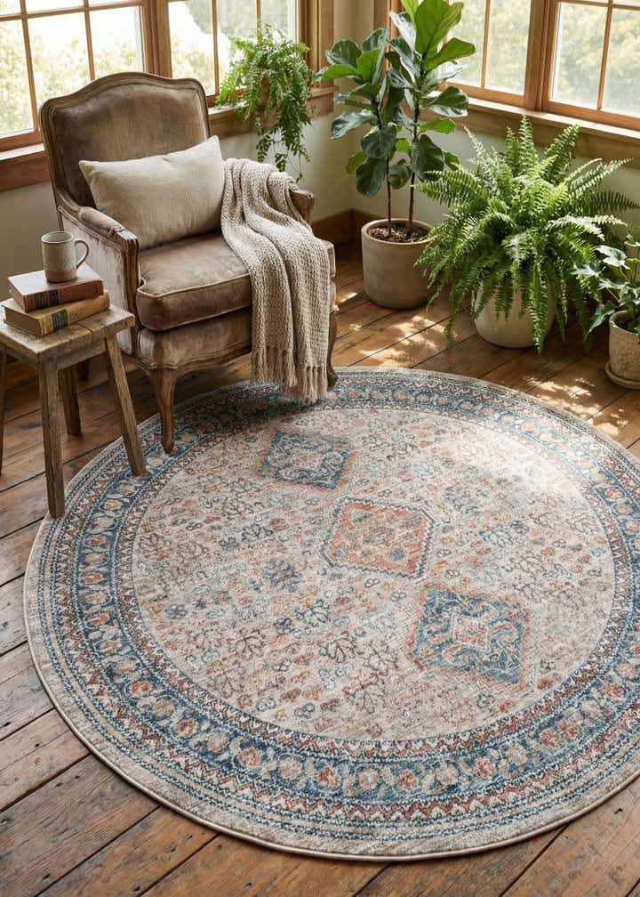 6' x 6' Newport Round Rug