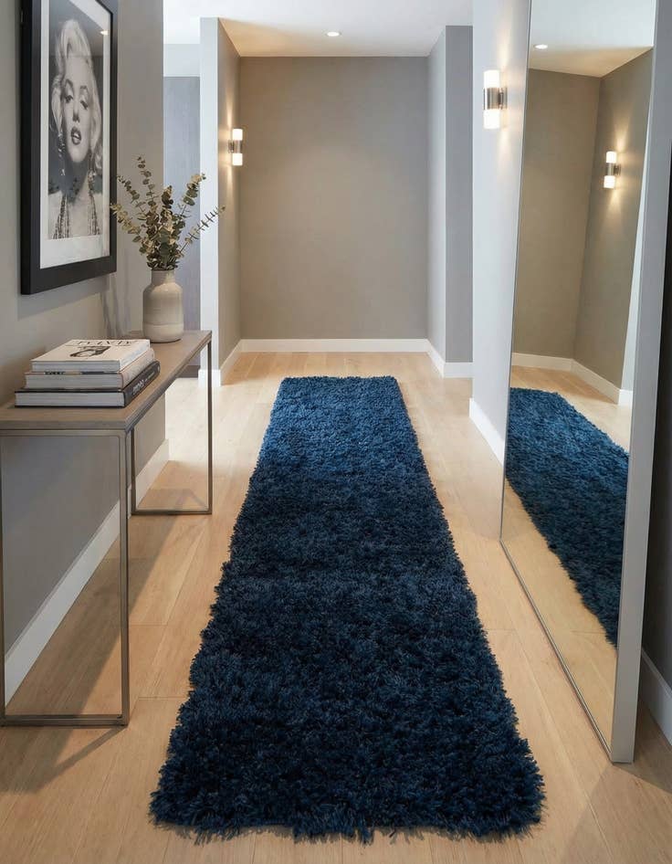 Detail image of 2' x 10' Marilyn Monroe&trade; Shag Runner Rug