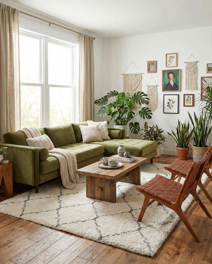 8' x 10' Moroccan Shag Rug