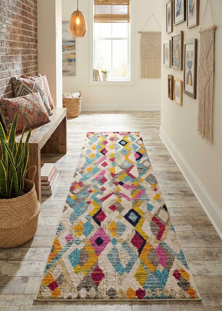 2' 2 x 6' 9 Washable Santa Fe Runner Rug