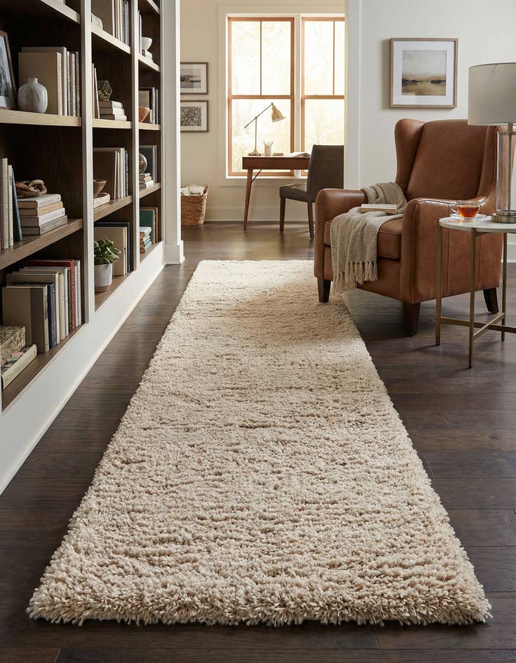 Detail image of 2' 7 x 13' Infinity Shag Runner Rug