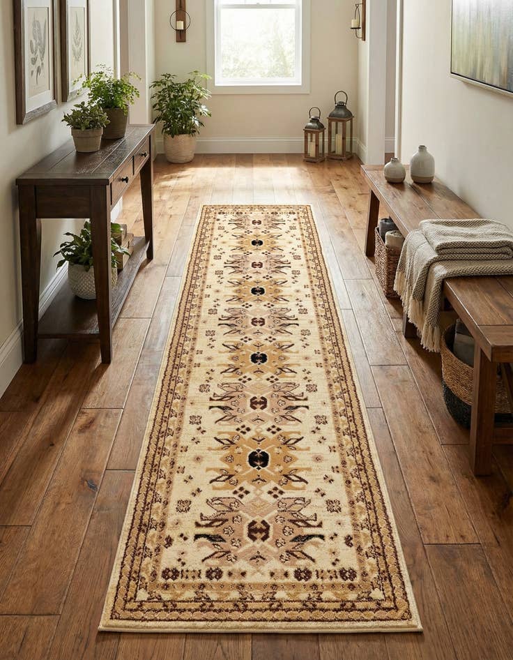 Detail image of 2' 7 x 10' Heris Runner Rug