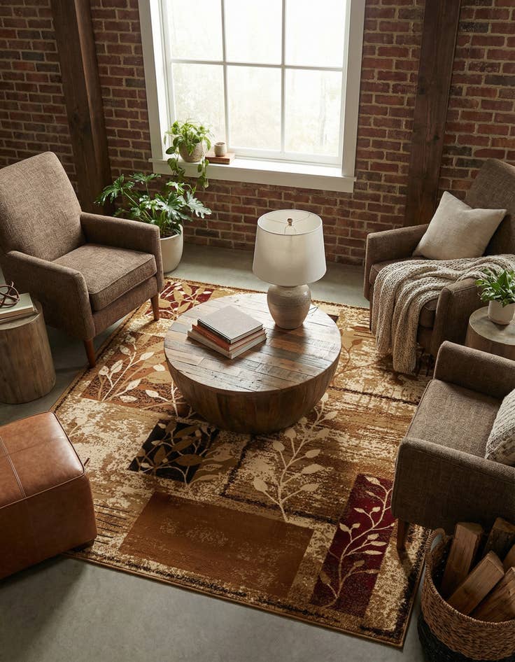 Detail image of  7' 10 x 7' 10 Cafe Square Rug