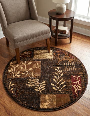 3' x 3' Cafe Round Rug