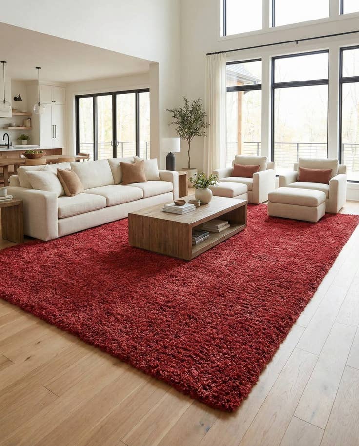Detail image of 10' x 13' Zermatt Shag Rug