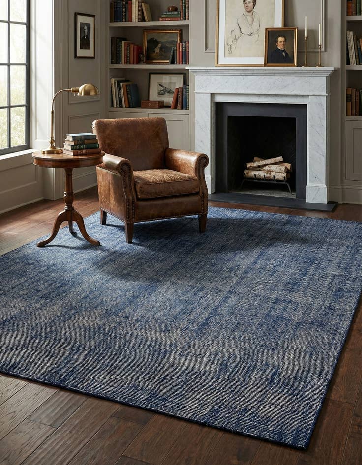 Detail image of 7' 10 x 10'  Hand Woven Jill Zarin English Manor Farmhouse Wool Rug