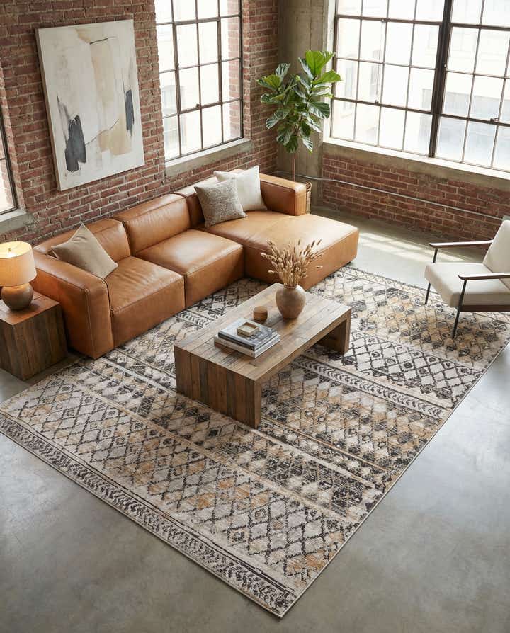 9' x 12' 2 Leipzig Rug