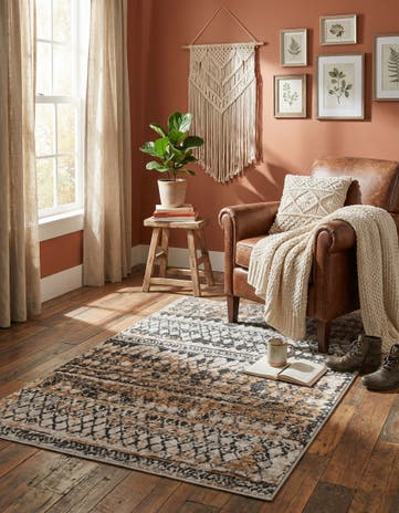 Beige Leipzig Rug