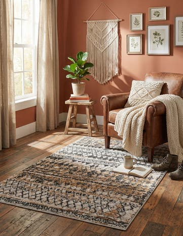 Beige Leipzig Rug