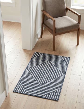 2' x 3' Easy-Clean Modern Indoor / Outdoor Rug