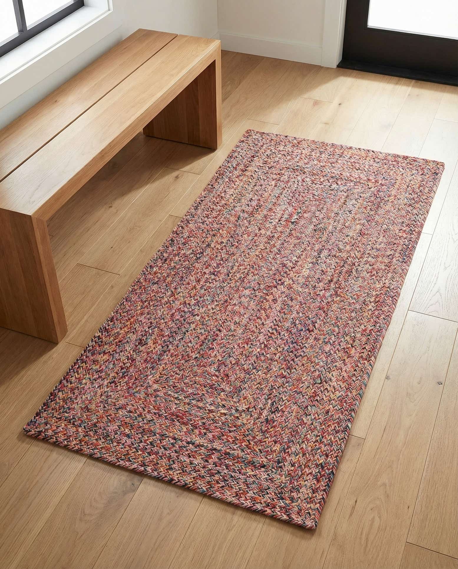 2' x 4' 1 Easy-Clean Eco Verse Washable Indoor / Outdoor Runner Rug