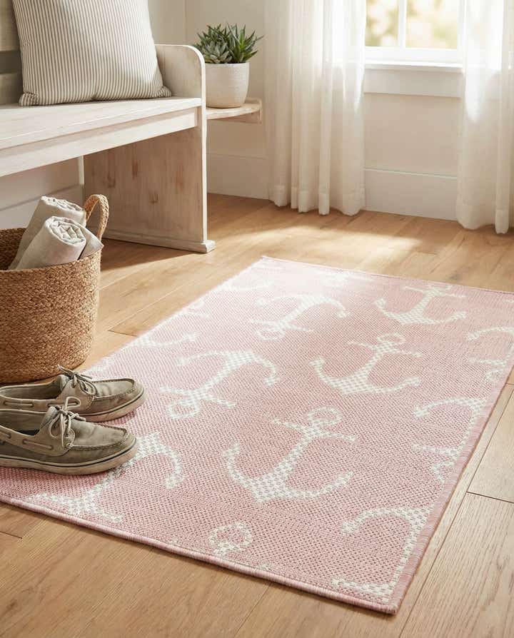 2' x 3' Easy-Clean Coastal Indoor / Outdoor Rug