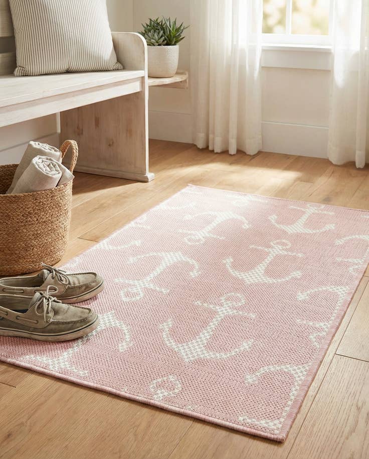 Detail image of 2' x 3' Easy-Clean Coastal Indoor / Outdoor Rug