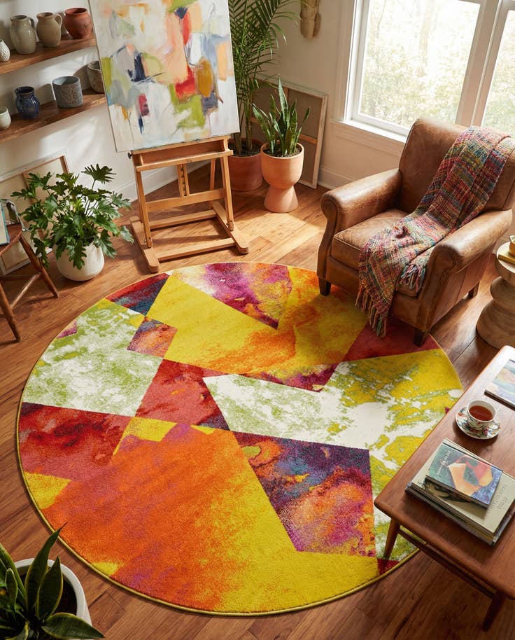 Detail image of 6' x 6' Tuscany Round Rug