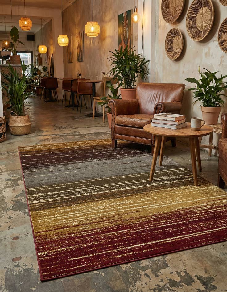 Detail image of 5' 3 x 8' Coffee Shop Rug