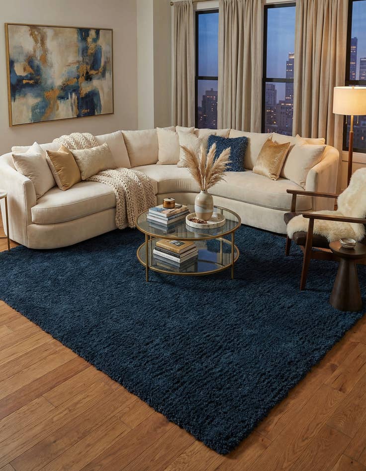 Detail image of 10' x 13' Infinity Shag Rug