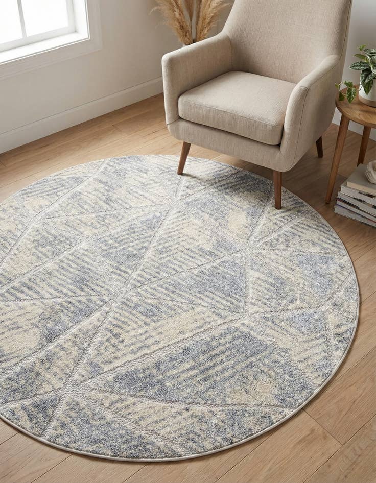Detail image of 5' 3 x 5' 3 Arlo Round Rug
