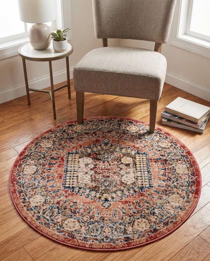 100cm x 100cm Arcadia Rund Teppich