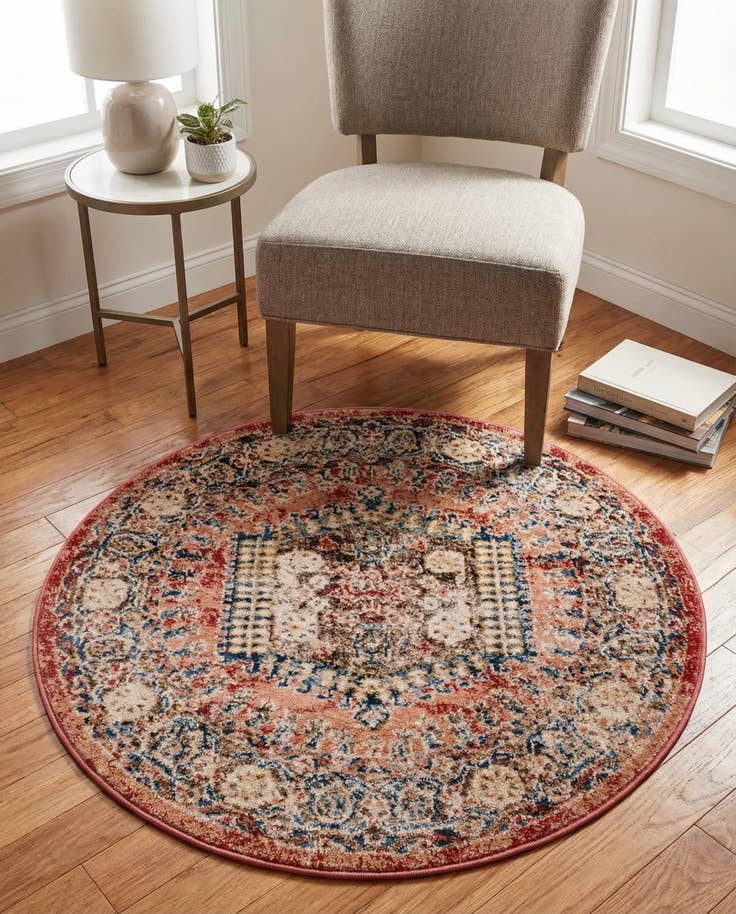Detailansicht von 100cm x 100cm Arcadia Rund Teppich