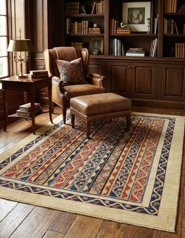 6' x 7' 10 Hand Knotted Ariana Ziegler Rug