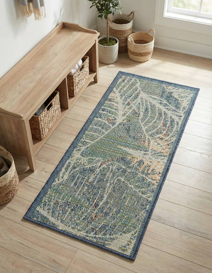 Detail image of 2' x 4' Easy-Clean Baja Indoor / Outdoor Runner Rug