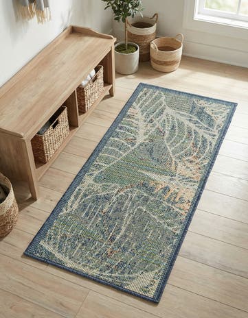 2' x 4' Easy-Clean Baja Indoor / Outdoor Runner Rug