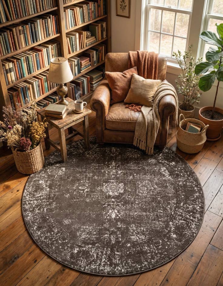 Detail image of 7' x 7' Monte Carlo Round Rug