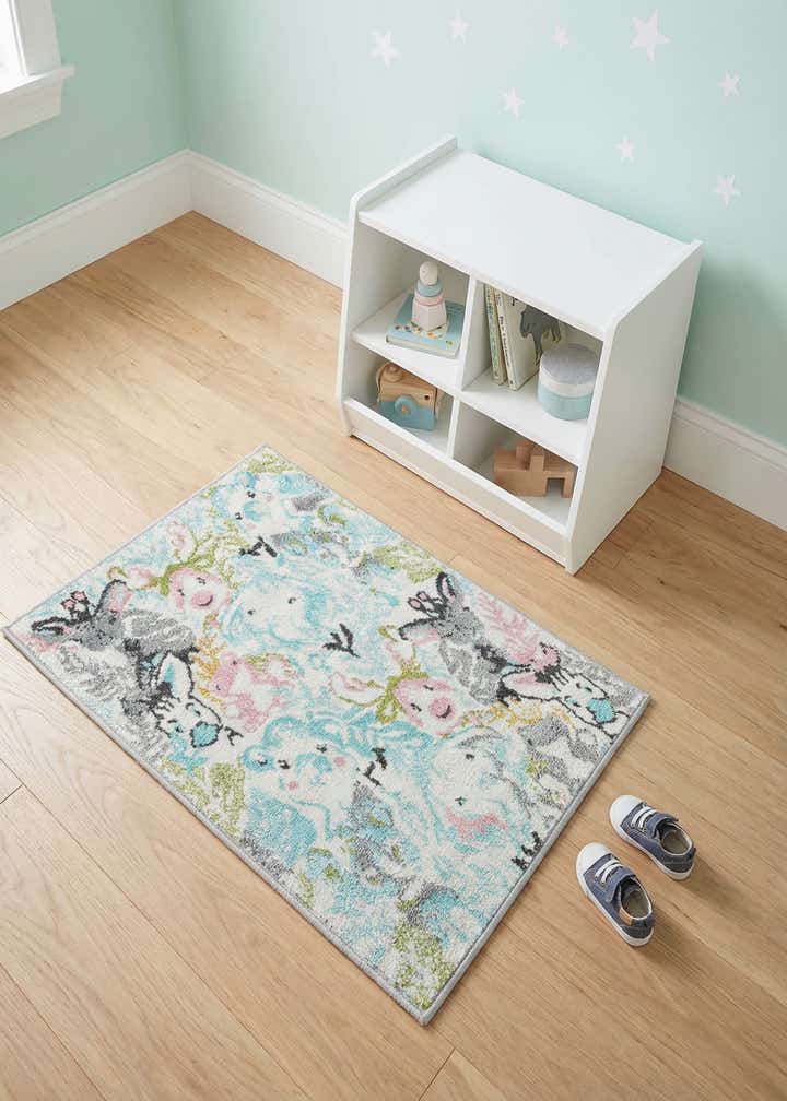 2' 2 x 3' Animals Whimsy Kids Rug