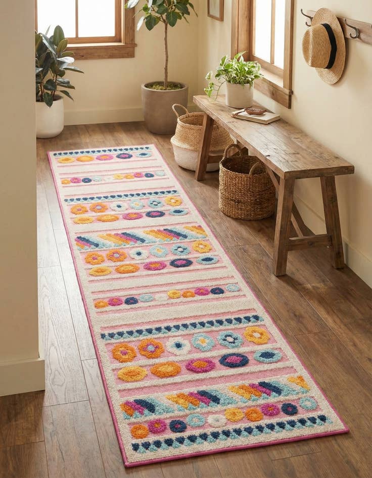 Detail image of 2' x 8' Easy-Clean Aruba Indoor / Outdoor Runner Rug