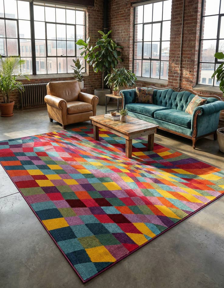 Detail image of 9' x 12' 2  Washable Casablanca Rug