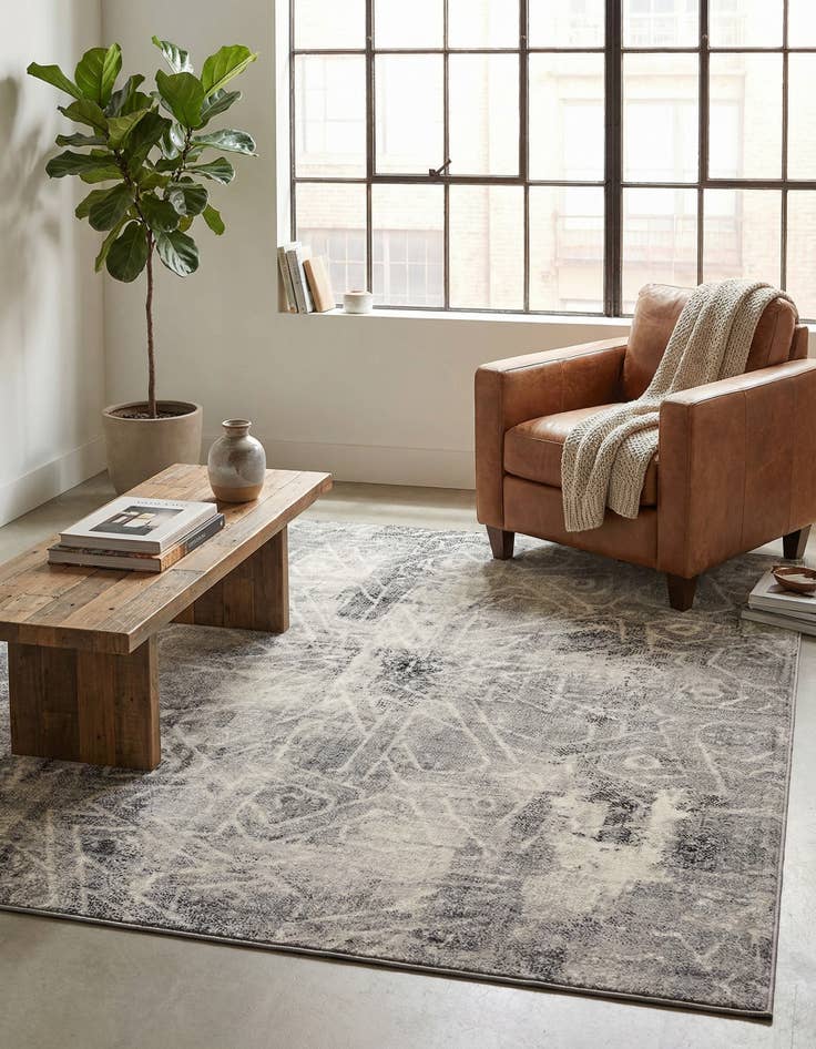 Detail image of 7' 10 x 7' 10 Monte Carlo Square Rug