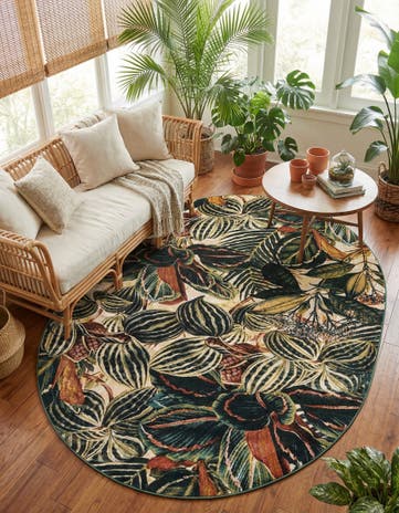 Blossom Oval Rug