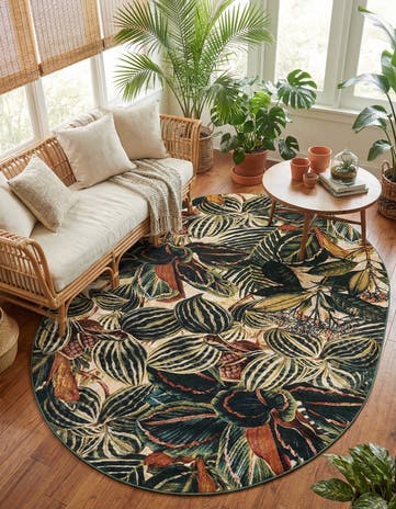 Blossom Oval Rug