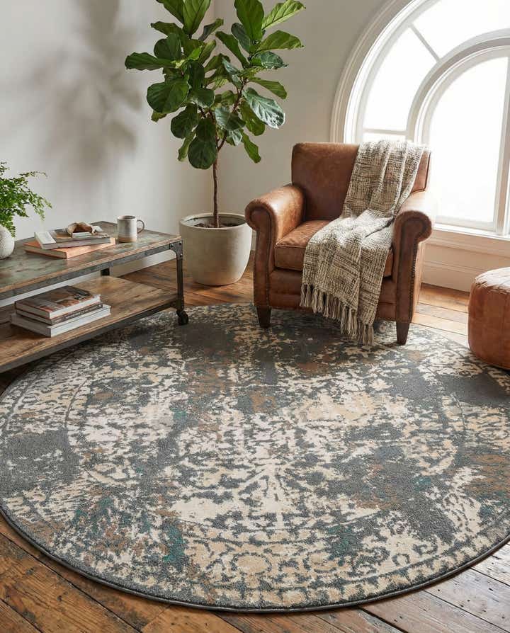 8' x 8' Sahara Round Rug