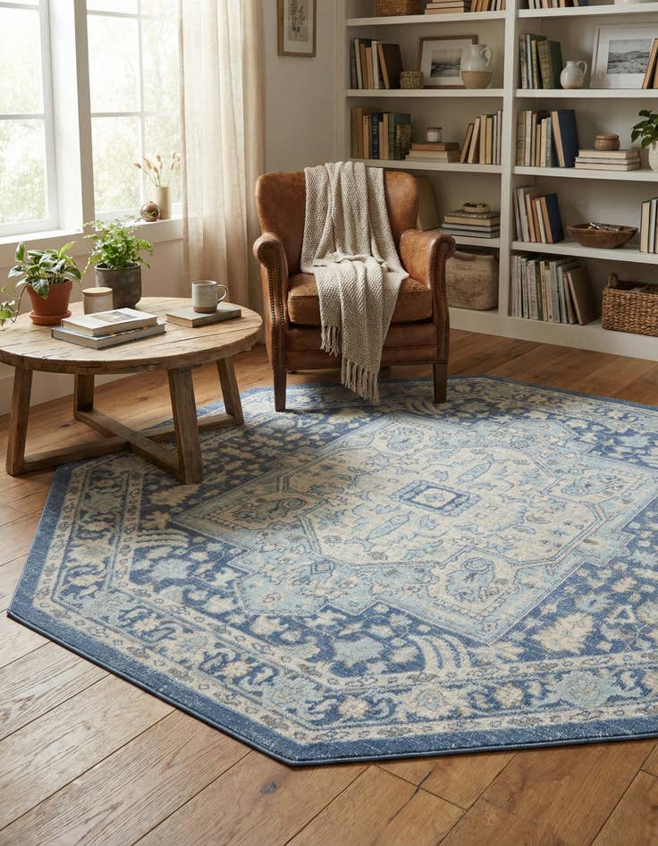 Detail image of 7' x 7' Whitney Octagon Rug