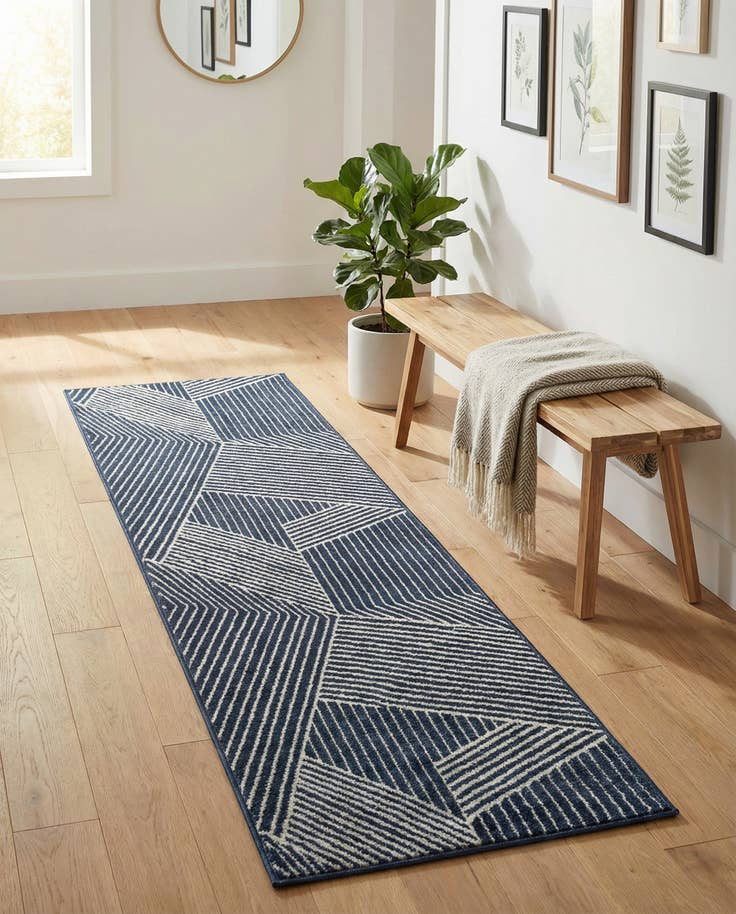 Detail image of 2' 7 x 10' Oslo Runner Rug