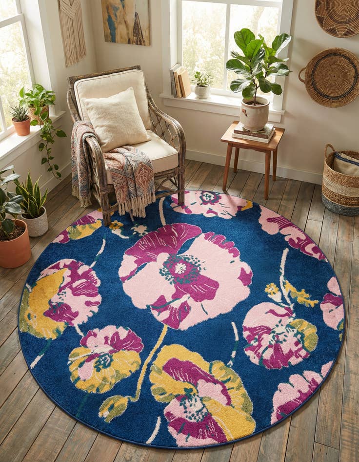 Detail image of 7' x 7' Bloom Round Rug