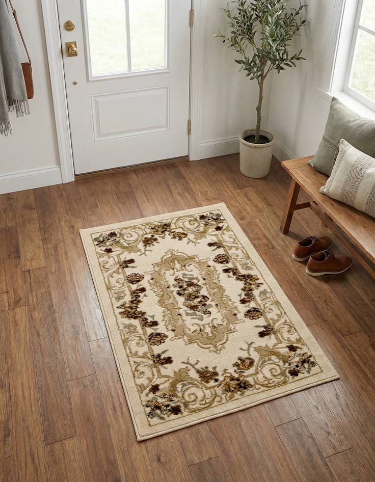 Detail image of 2' x 3' Classic Aubusson Rug