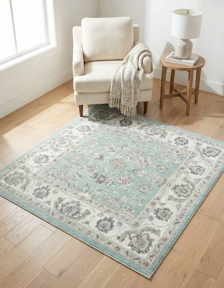 Detail image of  4' x 4' Aurelia Square Rug