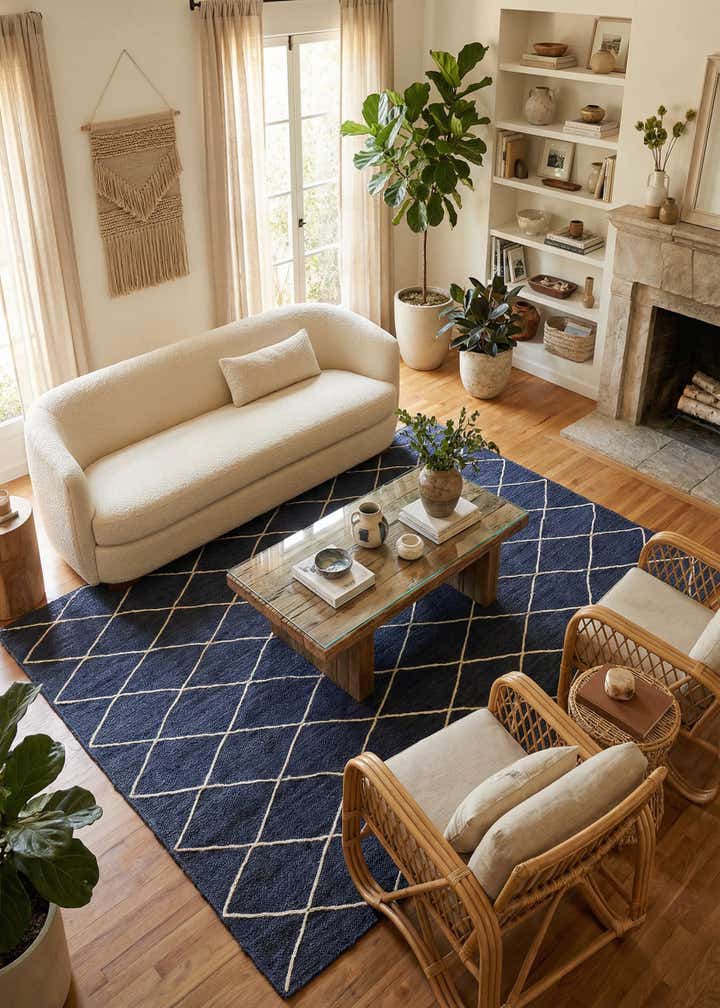 8' x 10' Handmade Braided Jute Rug