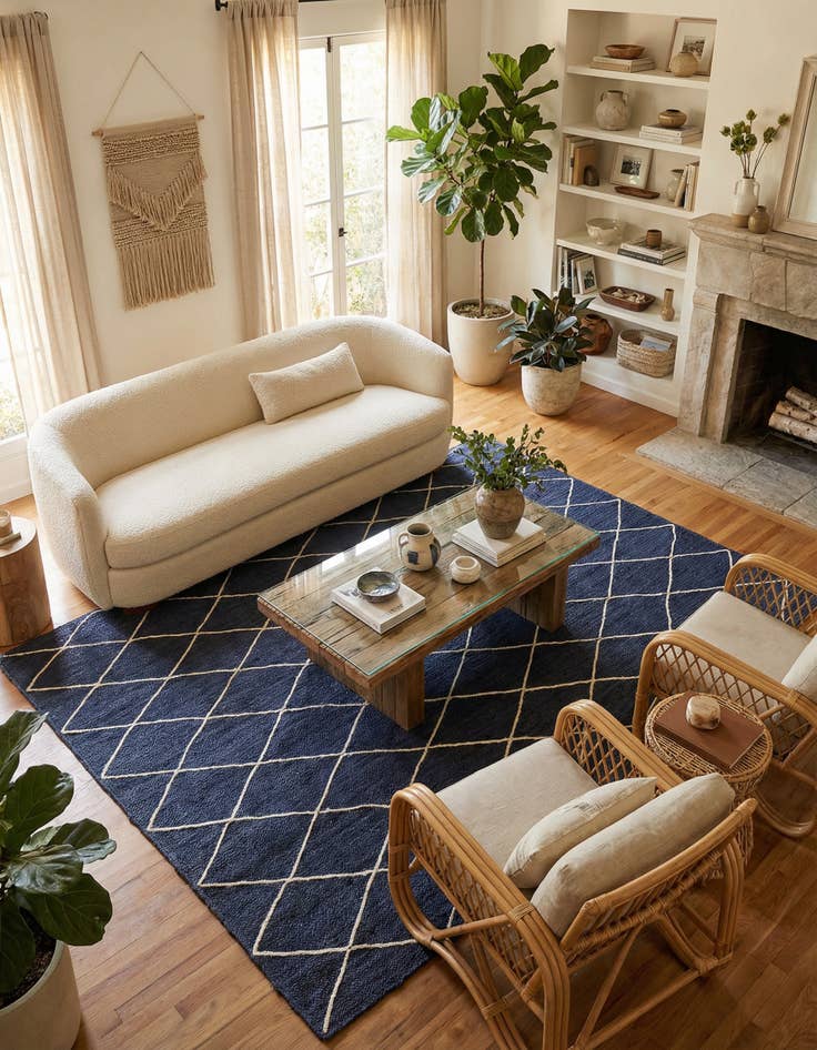 Detail image of 8' x 10' Handmade Braided Jute Rug