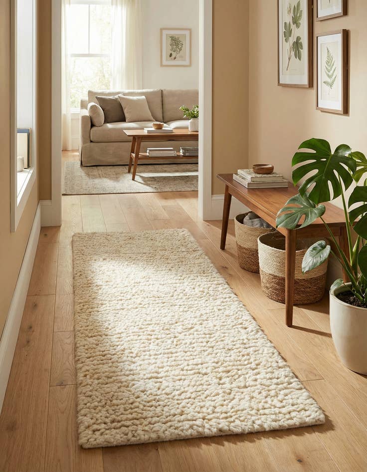 Detail image of 2' x 5' 1 Haka Deluxe Shag Runner Rug