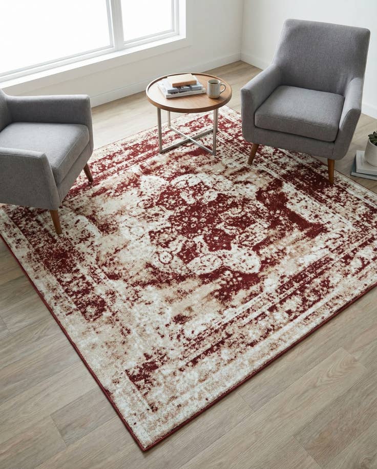 Detail image of 6' x 6' Monte Carlo Square Rug