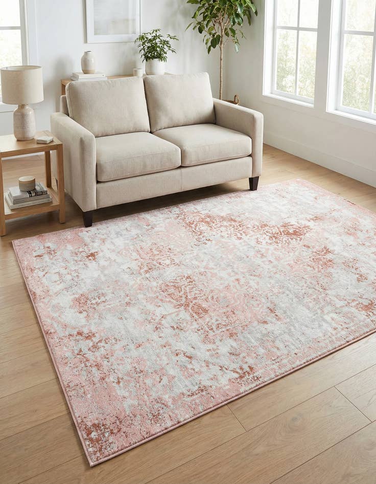 Detail image of 5' 3 x 8' Kamala Washable Rug