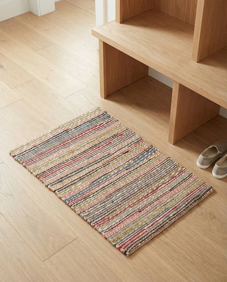 Detail image of 2' x 3' 1 Hand Woven Chunky Jute Rug