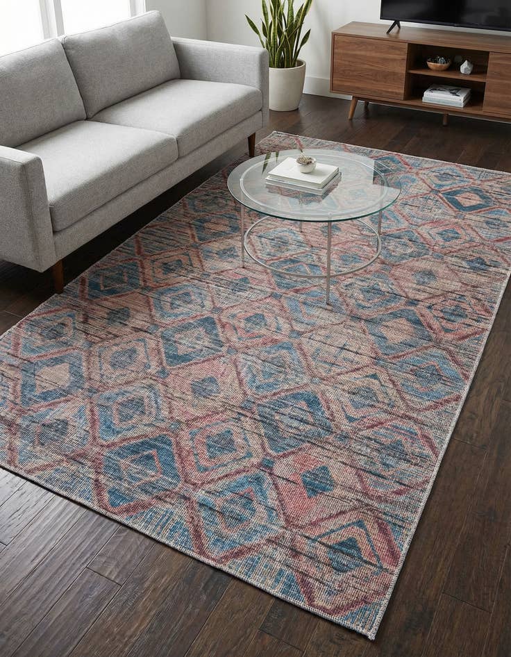 Detail image of  5' 3 x 8'  Washable Sisu Rug